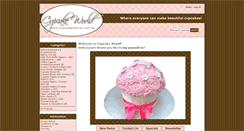 Desktop Screenshot of cupcakeworld.com.au